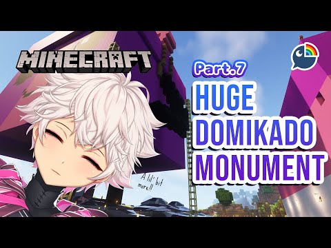 【Minecraft】Part 7: Building Domikado Mascot!!【NIJISANJI | Derem Kado】