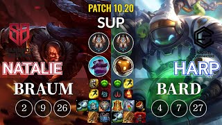 SB Natalie Braum vs ESC Harp Bard Sup - KR Patch 10.20