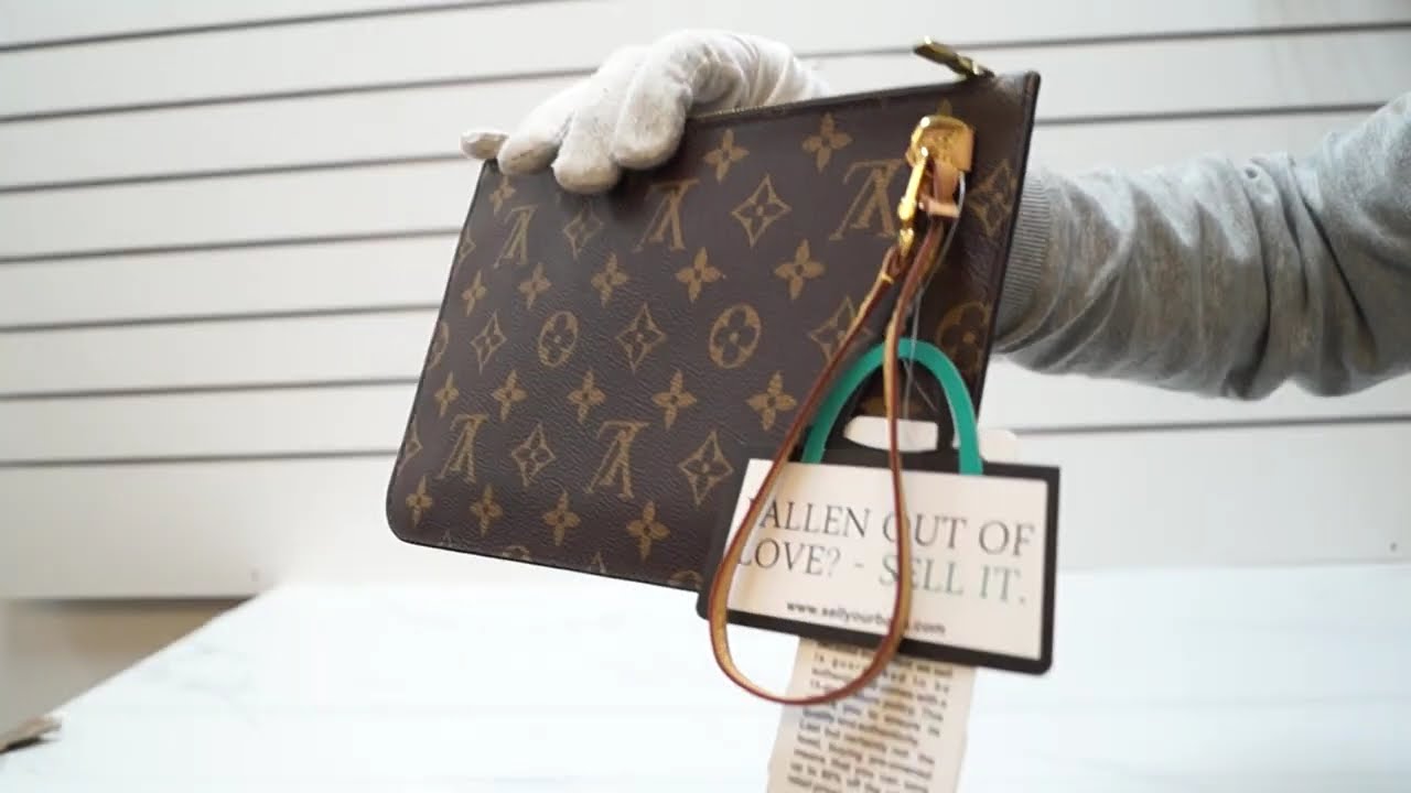 Louis Vuitton Pochette Monogram from a Neverfull Wristlet