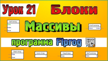 Урок 21 Блоки  Массивы в программе Flprog
