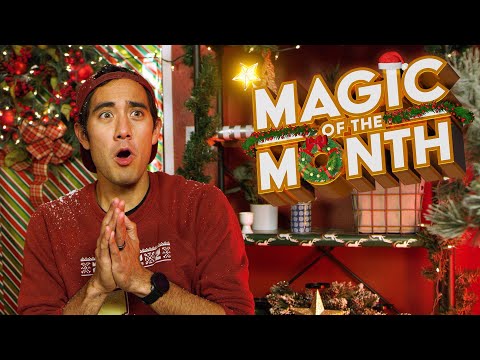 Zach Reacts to Your Christmas Magic | MAGIC OF THE MONTH - December 2021