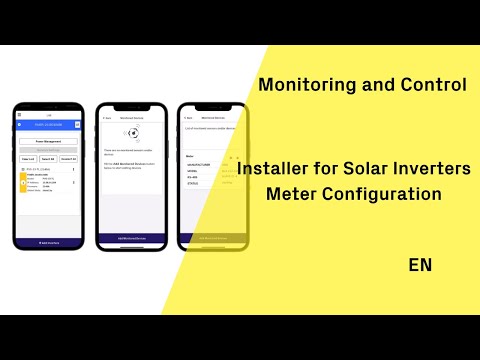 FIMER - Installer for Solar Inverters - Meter Configuration - video from Fimer