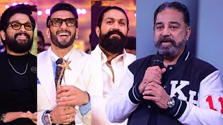 Stars applaud Ulaganayan Kamal Haasan's amazing speech at South Awards | Allu Arjun, Yash, Ranveer