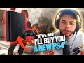 Surprising my Random Duo with a *BRAND NEW* PS4 & Headset! (Call Of Duty: Warzone)