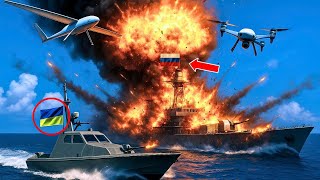 Ukrainian Drones STRIKE Russian Ship – Then THIS Happened…