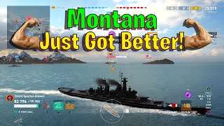Buffed Montana is Nasty! (World of Warships Legends)