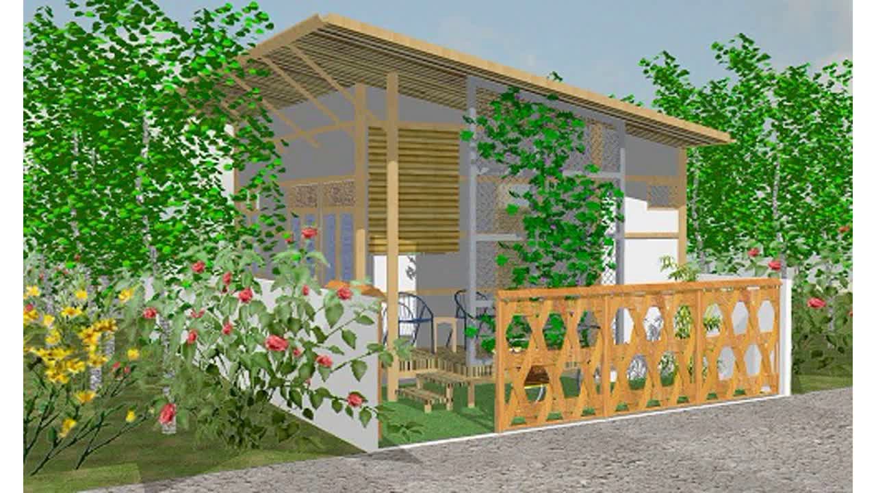 Desain Rumah Bambu Unik YouTube