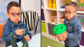 Юлия Ефременкова показала каких успехов добились близнецы в развивающих занятиях - 17 