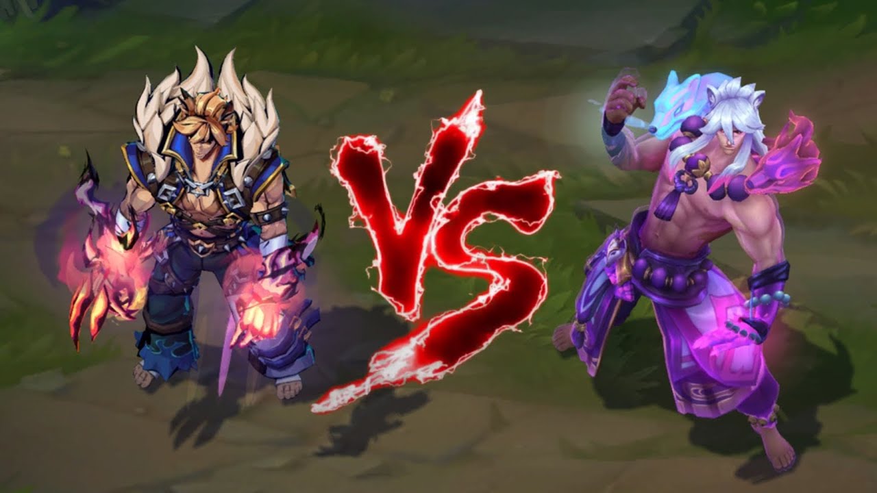 소울파이터 세트 vs 영혼의꽃 세트 롤 스킨 비교 [Soul Fighter Sett VS Spirit Blossom Sett Skin Comparison]