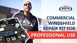 Commercial Windshield Repair Kit for Professional Use by Delta Kits