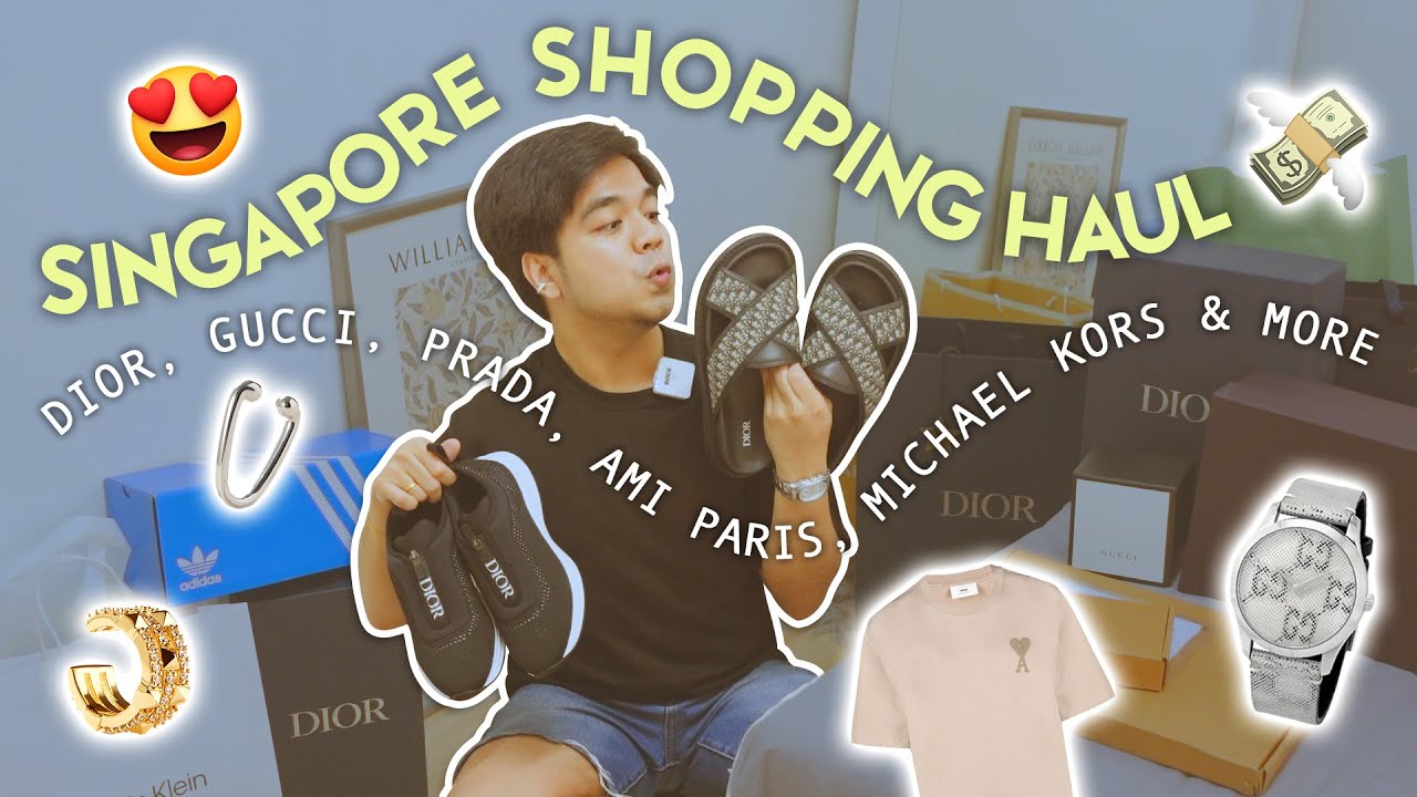 Singapore Shopping Haul (Dior, Gucci, Prada, Ami Paris & More) 💸✨ • Red Diaz