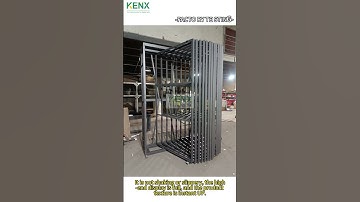 Dual-Slot Flip Display Rack for Tiles & Wood | Custom Sample Stand for Showrooms