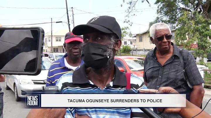 GUYANA NEWS ROOM - TACUMA OGUNSEYE SURRENDERS TO POLICE