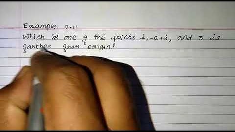 Class 12: Chapter 2||COMPLEX NUMBERS: Example 2.11