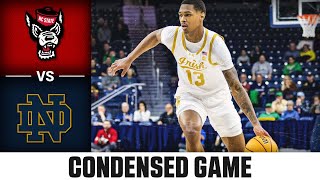 NC State vs. Notre Dame Condensed Game | 2023-24 ACC Men’s Basketball