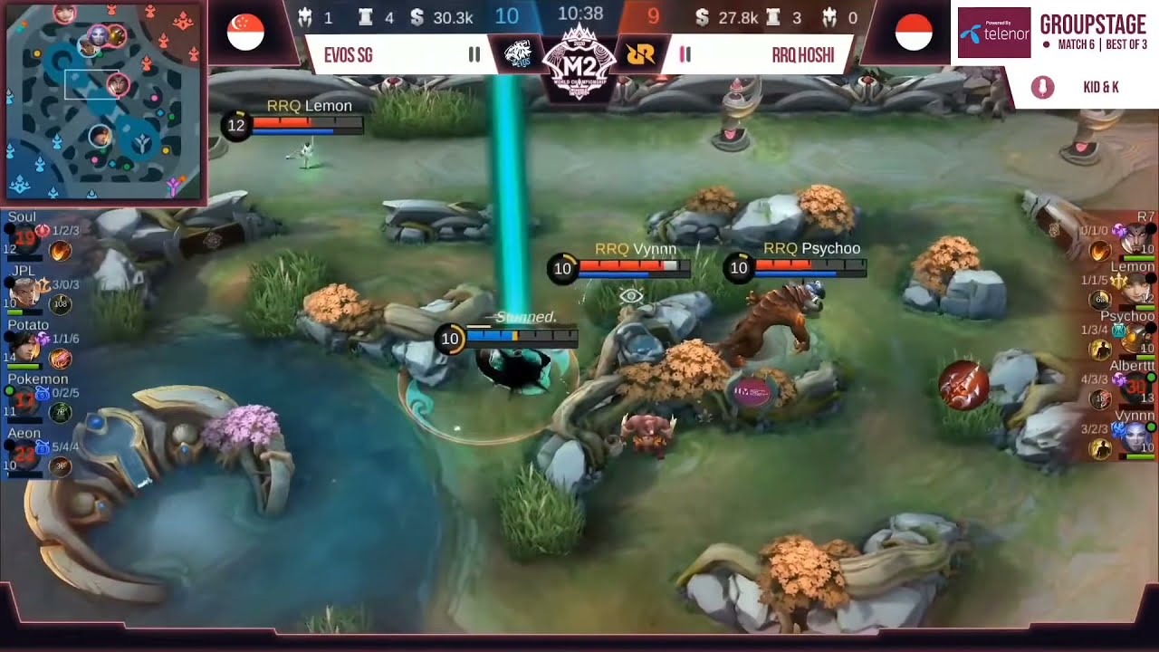 RRQ Vs EVOS [ Game 2 ] | M2 World Championship | RRQ Hoshi Vs EVOS SG
