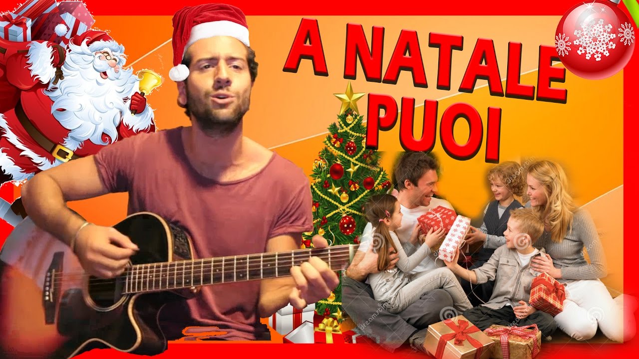 Tutorial Chitarra "A Natale Puoi" - CANZONI NATALIZIE [Accordi Facili