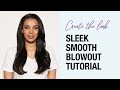 Sleek Smooth Blowout on Curly Hair | How to Smooth Hair with Mousse | Kenra Professional