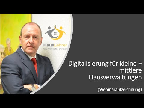 Digitalisierung für kleine und mittlere Hausverwaltungen