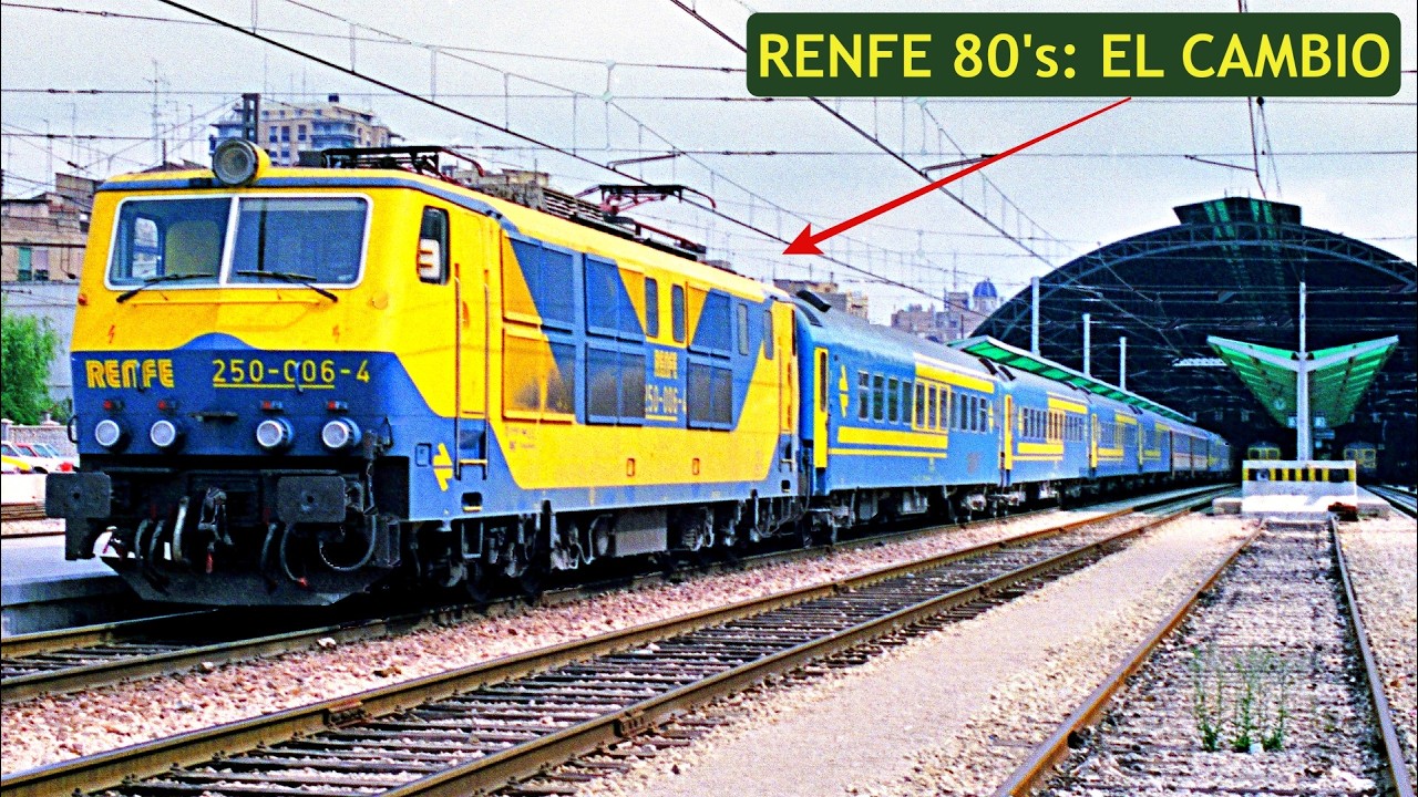 🏞️RENFE 1980: el nacimiento de la mítica Nueva Imagen (Azul y Amarillo)
