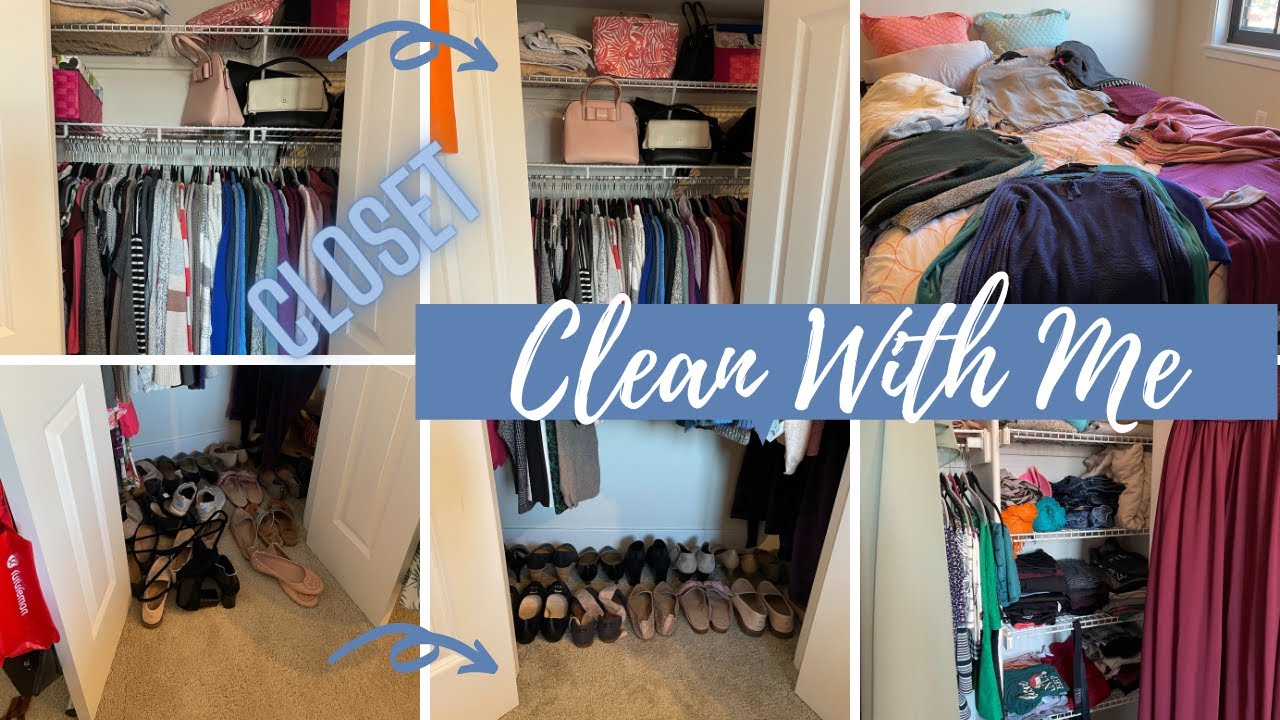 Master Closet Clean & Organize With Me // Rainbow Closet Organization