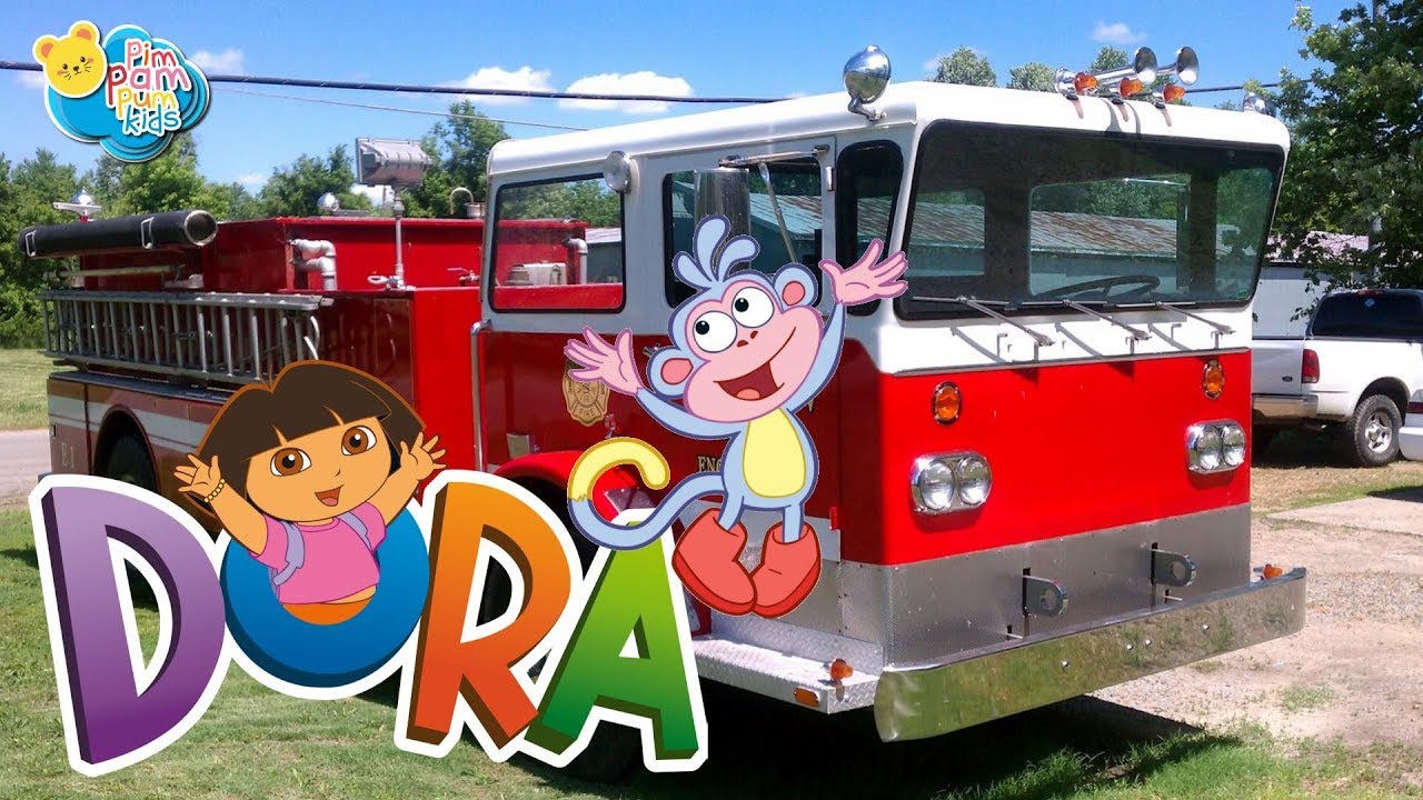 FIRE TRUCKS TO THE RESCUE Dora´s Adventures Dora Aventureira