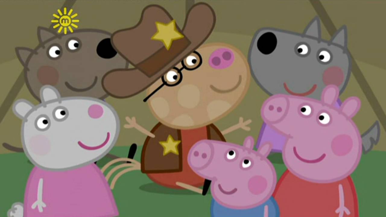 peppa pig pedro the cowboy 11 episode 4 season hd cartoon kids playing