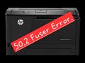 How to fix #50.2 fuser error in hp Laserjet Pro 400 M401, P2035, and P2055 #viralvideo #viralshorts