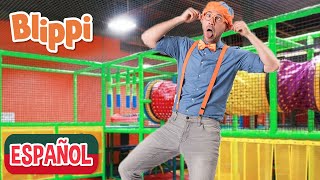 El Parque de Juegos Cubierto con Blippi | Aprende Con Blippi | Moonbug Kids Parque de Juegos