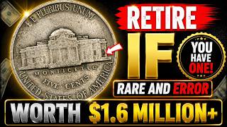 Jefferson Nickel Worth Millions? Rare Error Five Cents Coin That Could Make You Rich Today!