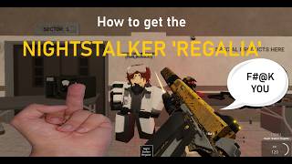 How to get the Nightstalker 'Regalia' and beat Yuri's simulation classless on Examination (Roblox)