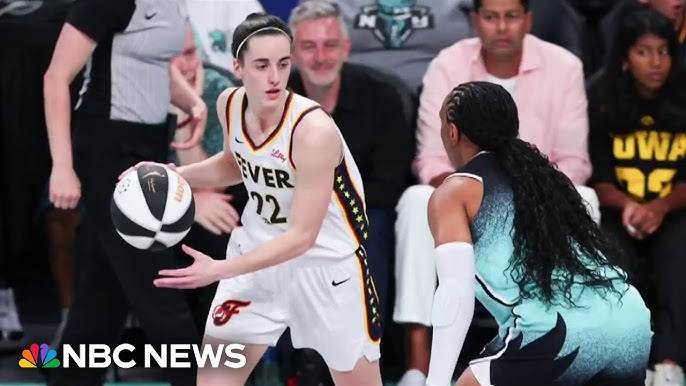 Caitlin Clark faces physical play during first month in WNBA - YouTube