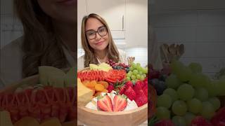 Easy Charcuterie Board Tutorial 🧀🍇 | Beautiful & Simple Cheese Board #shorts