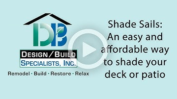 Shade Sails: An easy and affordable way to shade your deck or patio