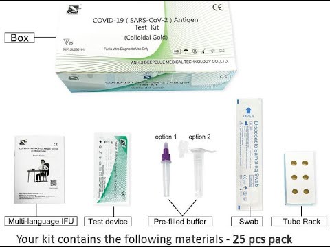 Instruction Video of Antigen method covid 19 testing kit
