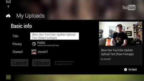 Xbox One YouTube App Update Overview - Snap On, Upload And Other Things