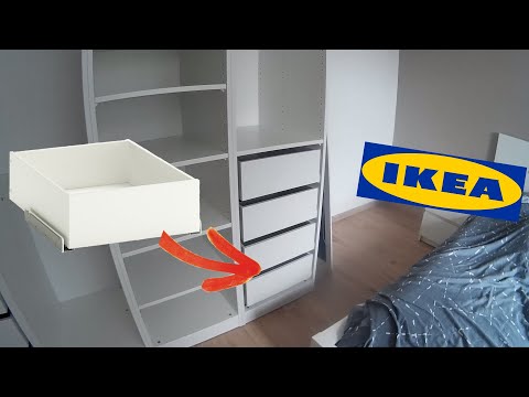 IKEA PAX drawer komplement assembly - montage tiroir