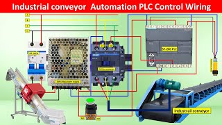 Industrial Conveyor Automation Plc Control Wiring Diagram