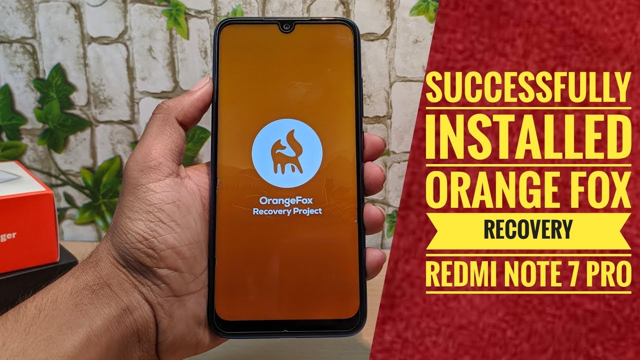 Orange Fox Redmi Note 7