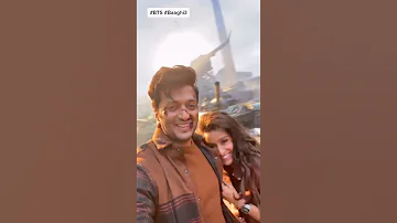 Behind The Scene Of Baaghi 3 Shraddha Kapoor And Tiger Shroff Are Tired After The Action Scene 