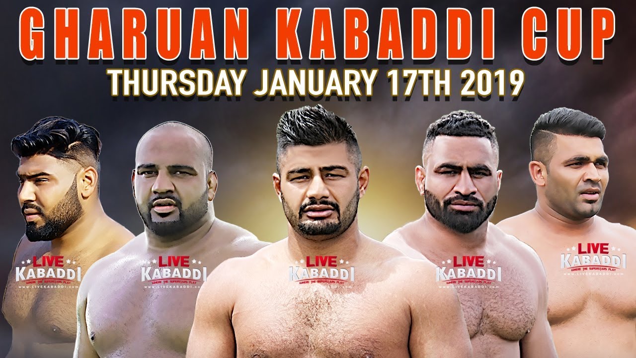 🔴LIVE Gharuan (Mohali) Kabaddi Cup 2019 | LIVE KABADDI