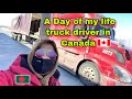 A day in my life truck driver in canadadaily works truck driver