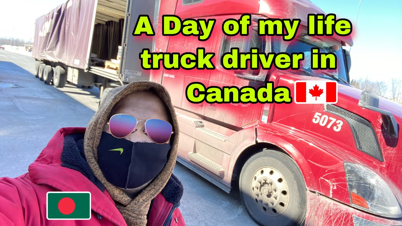A day in my life truck driver in Canada/daily works truck driver - YouTube