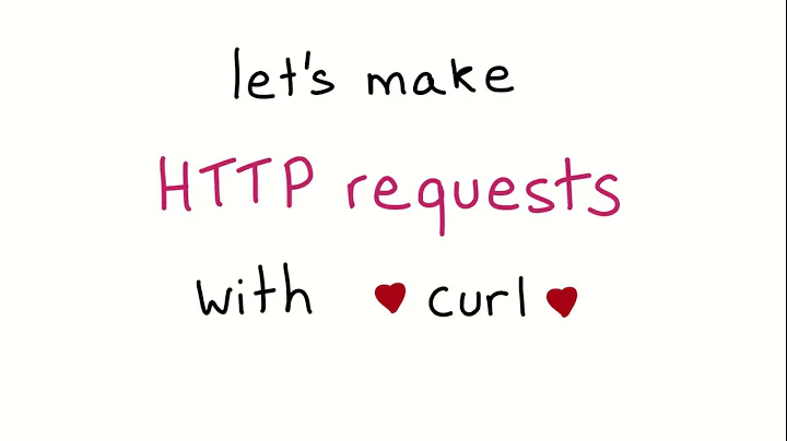 let's make HTTP requests with curl!
