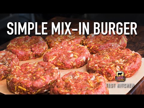 Bacon Cheddar Mix-in Burger Recipe