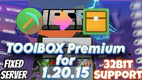 TOOLBOX Premium for MCPE 1.20.30 With 32Bit Support and Fixed Server Problem. Infinite Time