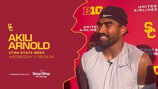 USC Safety Akili Arnold | Wednesday of Utah State Week