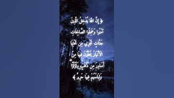 السورة: الحج القارئ: رعد الكردي الاية: 23