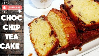 Chocolate Chip Tea Cake Recipe - Divine Cooking & Baking