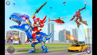 Helicopter Car Robot Transform Game screenshot 5